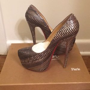 Christian Louboutin Daffodile 160 Ayers Naturel